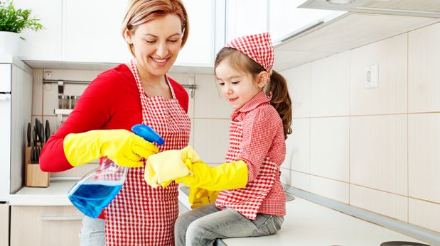 Las tareas domésticas del hogar