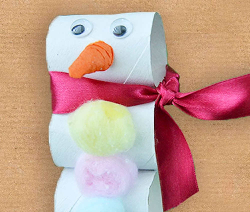 Decoración para niños en Navidad: muñeco de nieve