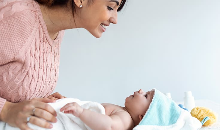 5 sencillos consejos para controlar la piel seca de tu bebé