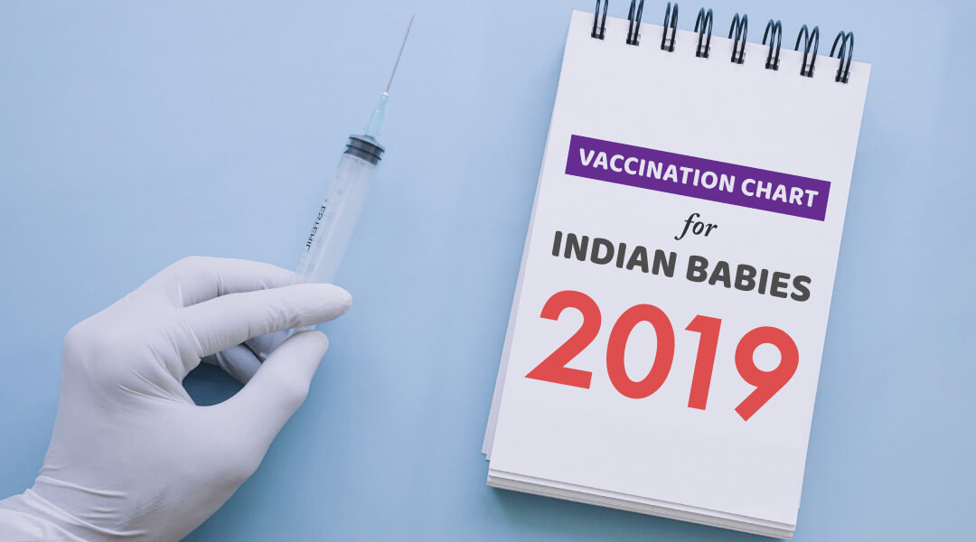 Último cuadro de vacunación para bebés indios - 2019