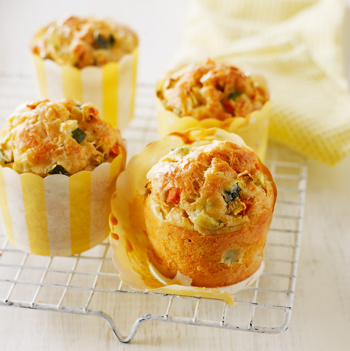 Receta para niños: muffins vegetales