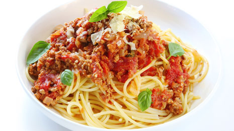 Receta para niños: espaguetis a la boloñesa