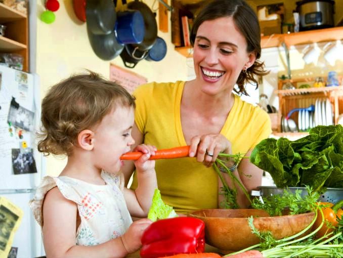 Alimentación vegetariana infantil