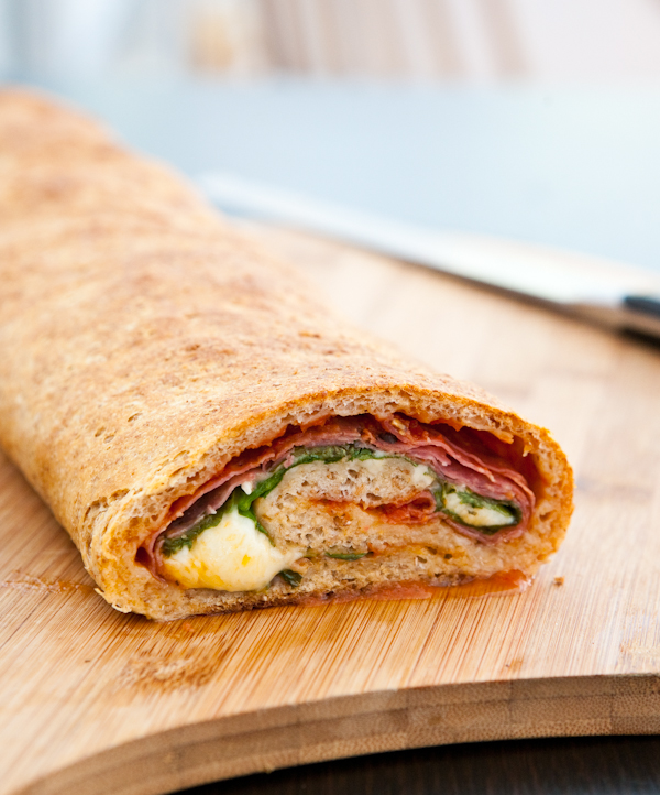 Receta para niños: stromboli de salami