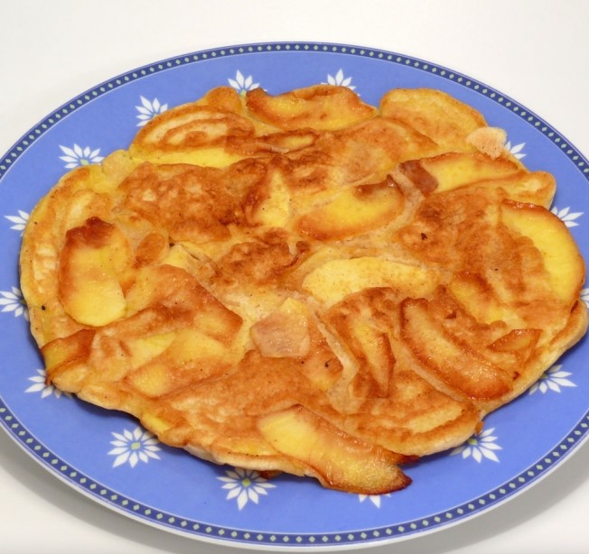 Receta para niños: tortitas de manzana