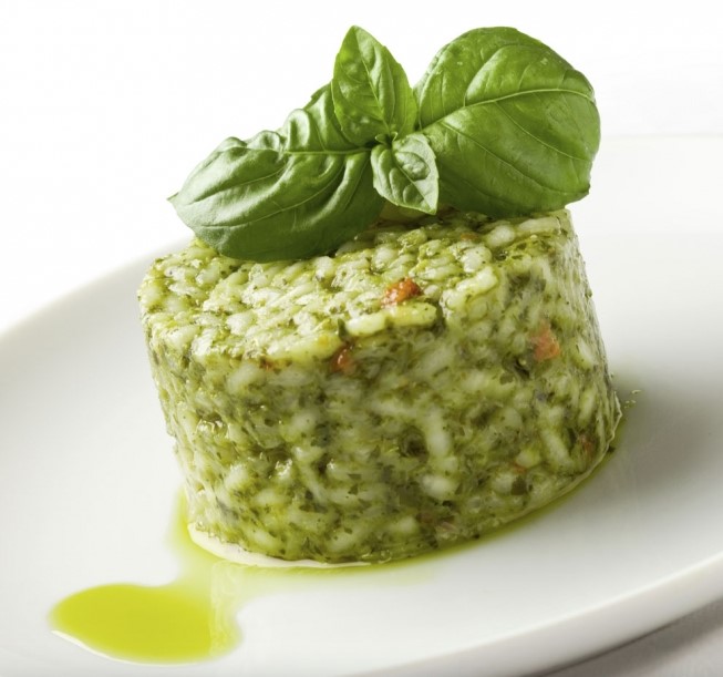 Receta para niños: risotto al pesto de albahaca y zanahorias