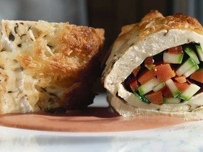 Receta para niños: rollitos de pollo con verduras