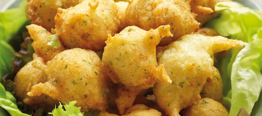 Receta para niños: buñuelos de bacalao