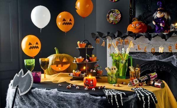 Decoración para niños en Halloween