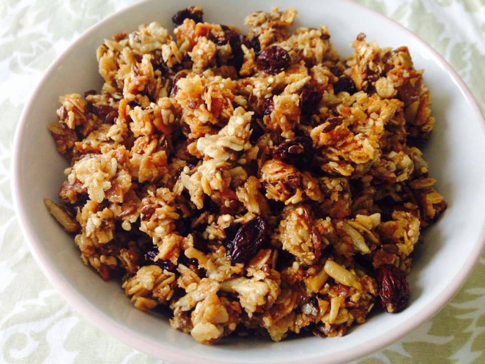 Recetas para madres: muesli casero