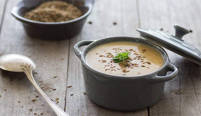 Receta para niños: crema de coliflor y cilantro