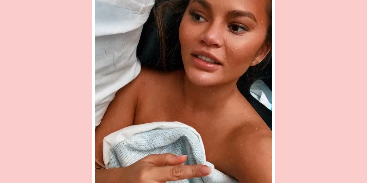 La embarazada Chrissy Teigen se abre acerca de ser hospitalizada por sangrar sin parar