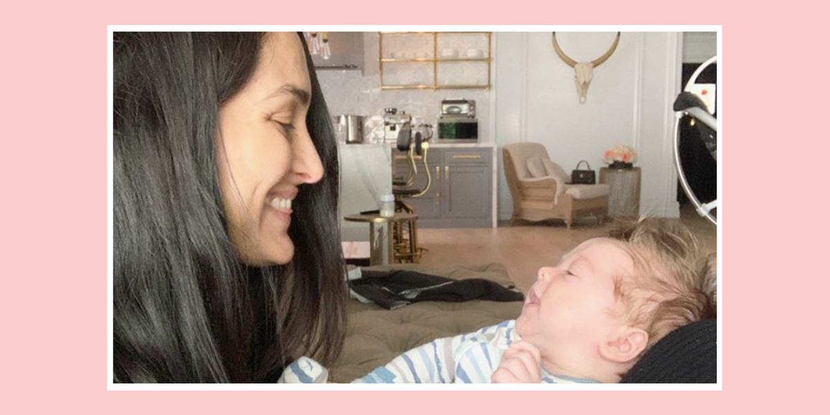 Nikki Bella comparte cómo está "entrenando el sueño" de su hijo de 2 meses