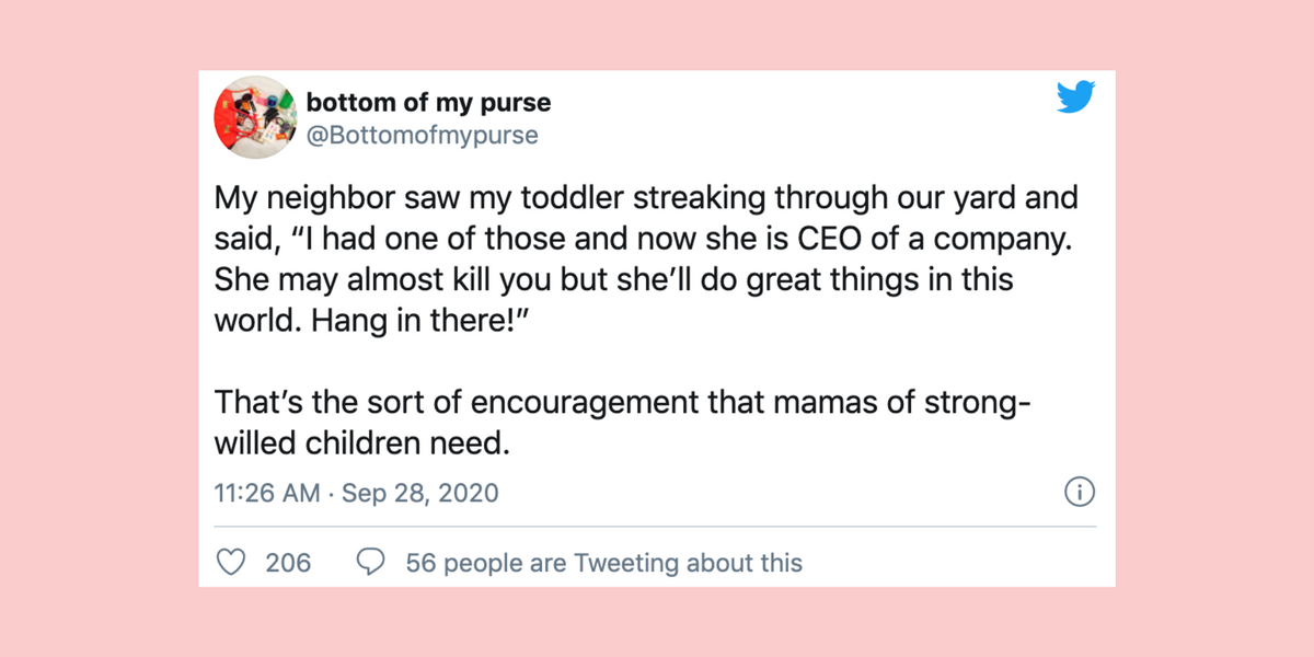 Este tweet de validación sobre los niños de fuerte voluntad se está volviendo viral por una muy buena razón