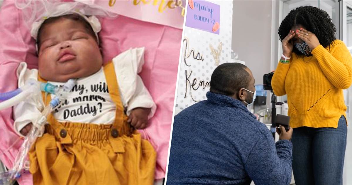 Intenta no llorar viendo cómo este padre se declara en la UCIN con la ayuda de su hija