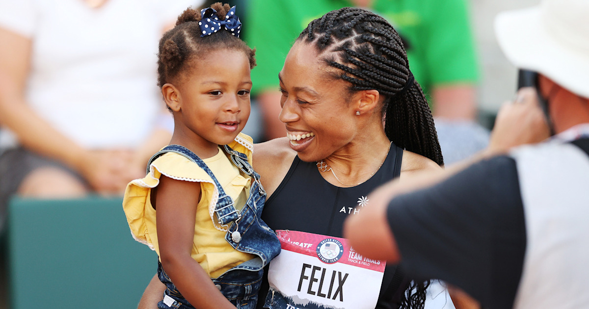 Allyson Felix estaba 