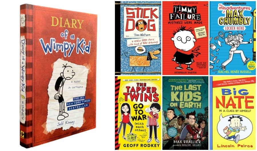 17 sugerencias de libros para los niños que adoran Diary of a Wimpy Kid