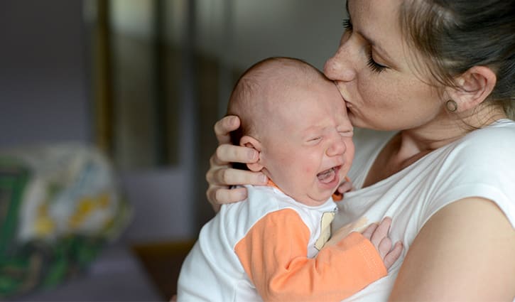 ¿Qué es el periodo de llanto de un bebé?