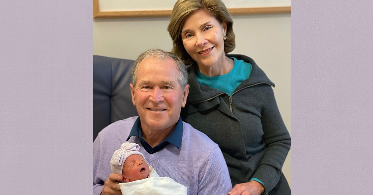 Laura Bush comparte cómo reaccionó George al nombrar a su nieta con su nombre
