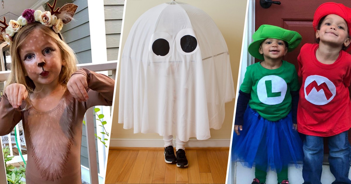 Utiliza cosas que tengas en casa para hacer estos 13 disfraces de Halloween DIY para niños