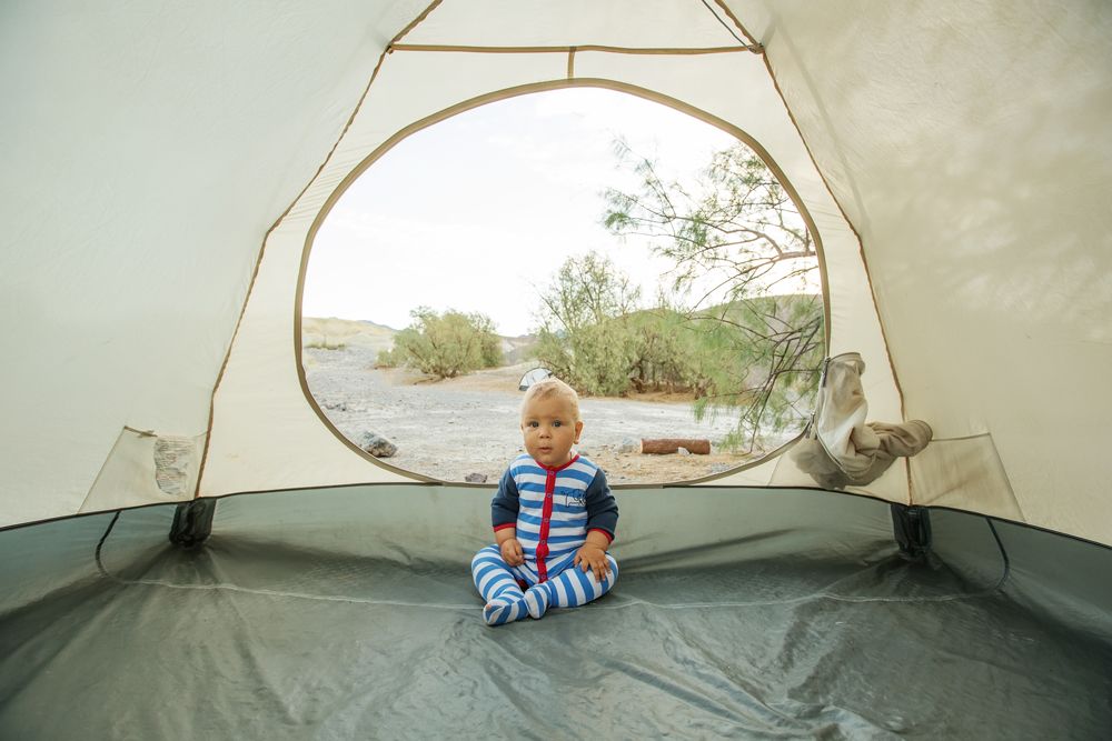 Acampar con un bebé - Los mejores trucos y consejos