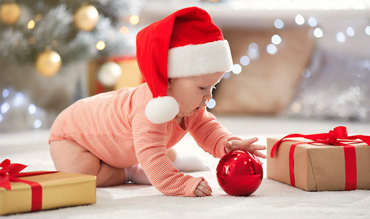 Lo que realmente quieren los bebés para su primera Navidad