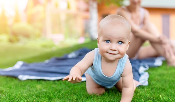 6 actividades de bricolaje para bebés que gatean