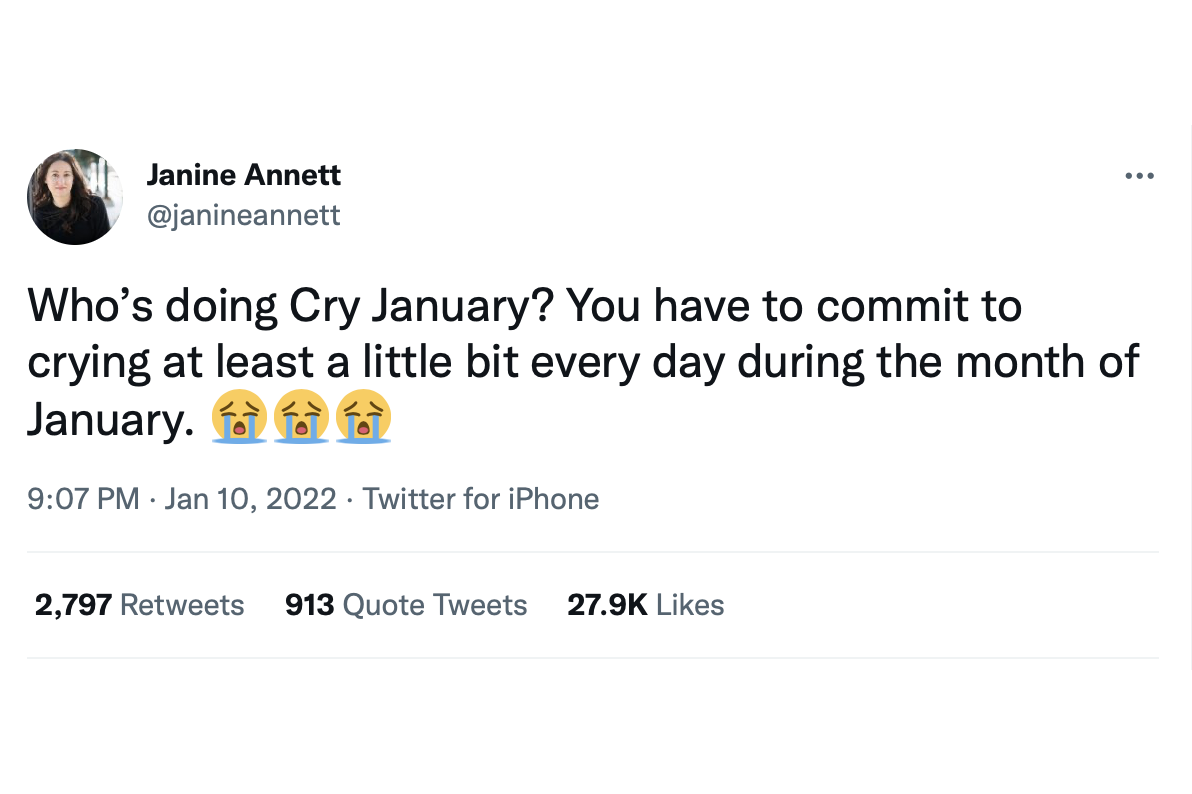 Por qué mi tuit viral de "Llanto de enero" resonó entre tantos padres