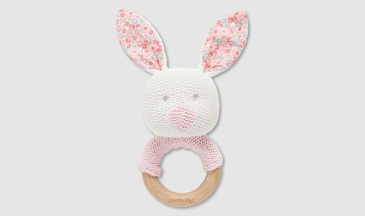 Purebaby Rabbit Teether