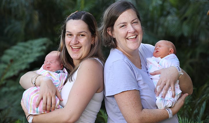 Las mujeres de Brisbane comparten historias inolvidables de nacimientos entre las inundaciones