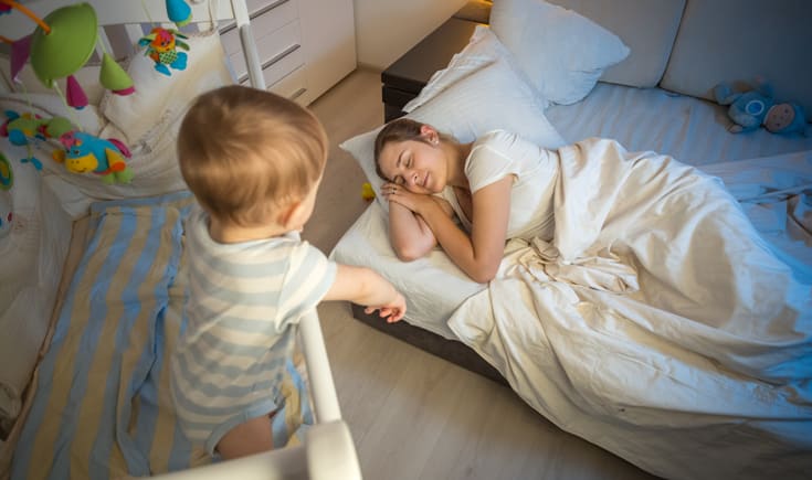 Los despertares nocturnos son normales en el desarrollo del bebé