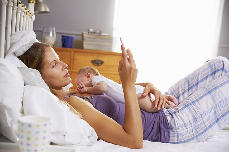 Cómo hacer que su teléfono trabaje para usted en la maternidad