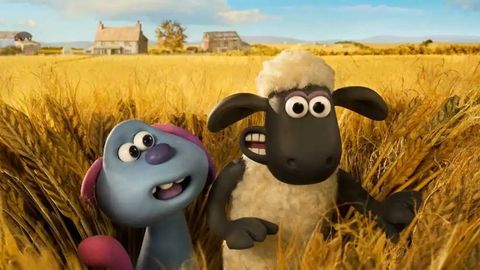 Shaun hides in a wheat field with an alien in a scene from Shaun the Sheep Farmageddon. The movie is a Good Housekeeping pick for best kids movies on Netflix shaun hides in a wheat field with an alien in a scene from shaun the sheep farmageddon the movie is a good housekeeping pick for best kids movies on netflix