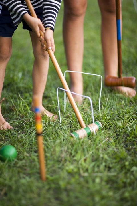 easter games - croquet children playing croquet