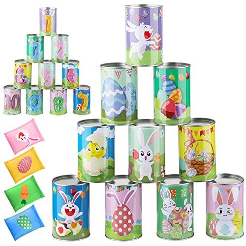 Easter Bean-Bag Toss Knockdown Game Easter Bean-Bag Toss Knockdown Game