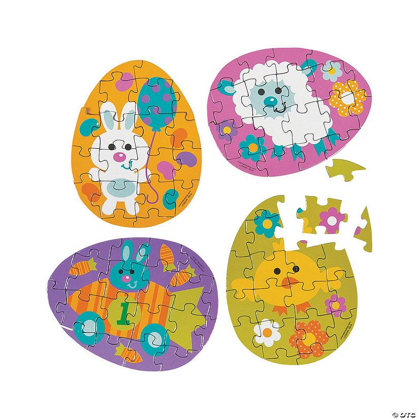 Easter Egg Mini Puzzles Easter Egg Mini Puzzles