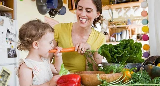 Hacer que los niños coman más verduras
