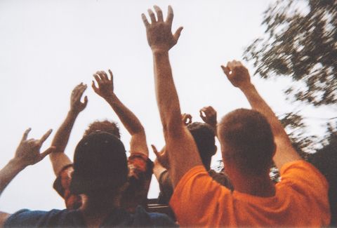 rollercoaster people, roller coaster riders full of excitement and adrenaline