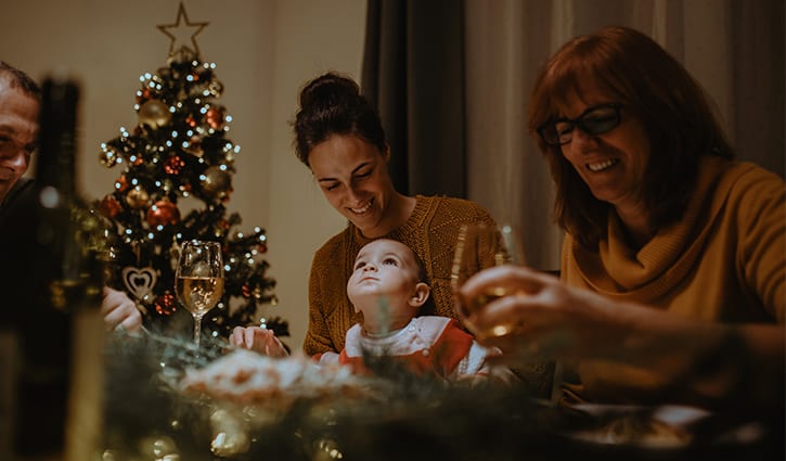 La Navidad a través de los ojos de tu bebé o niño pequeño