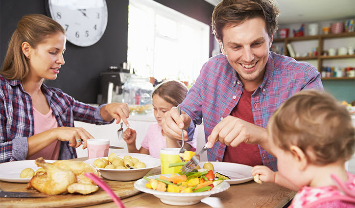 Modelo para padres: 5 consejos para tratar con comedores quisquillosos