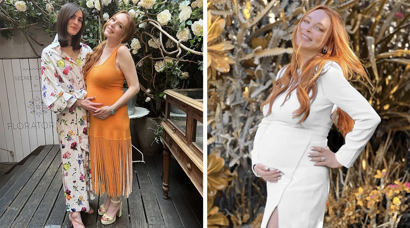 Consigue el look: Los conjuntos premamá de Lindsay Lohan