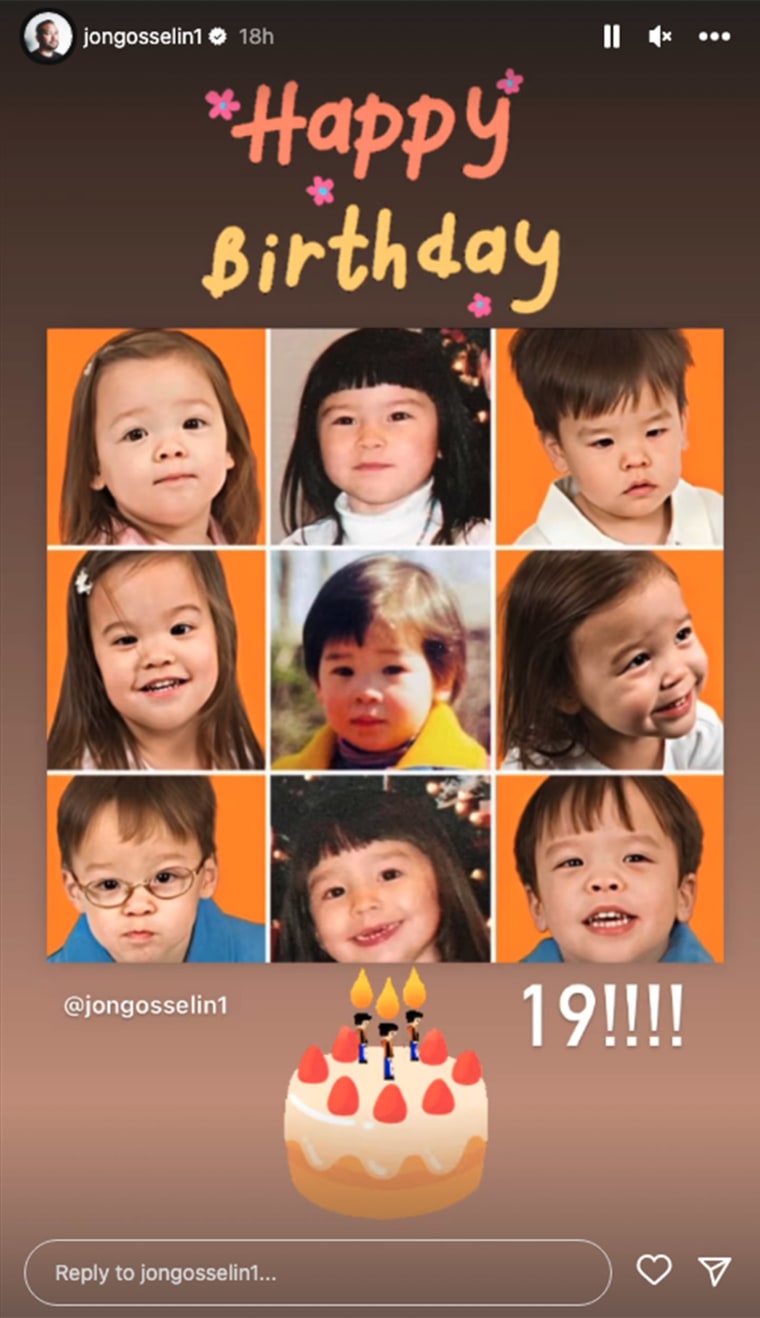 Jon Gosselin celebra el 19 cumpleaños de sus sextillizos con un mensaje especial