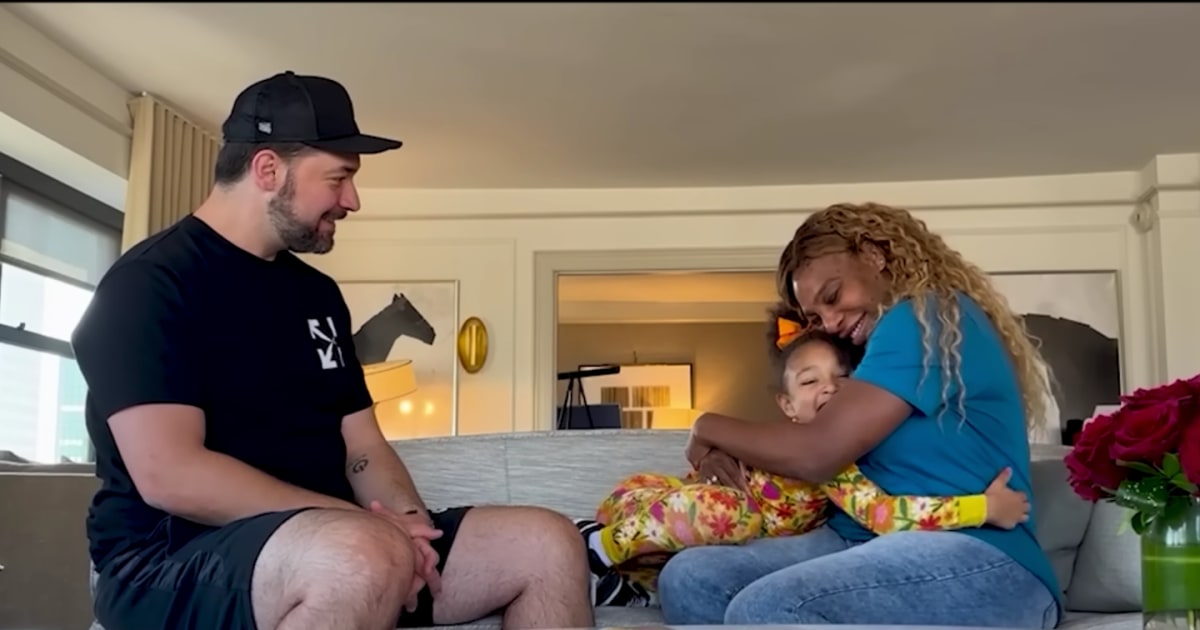 Vea el momento en el que Serena Williams y su marido Alexis Ohanian revelan el embarazo de su hija