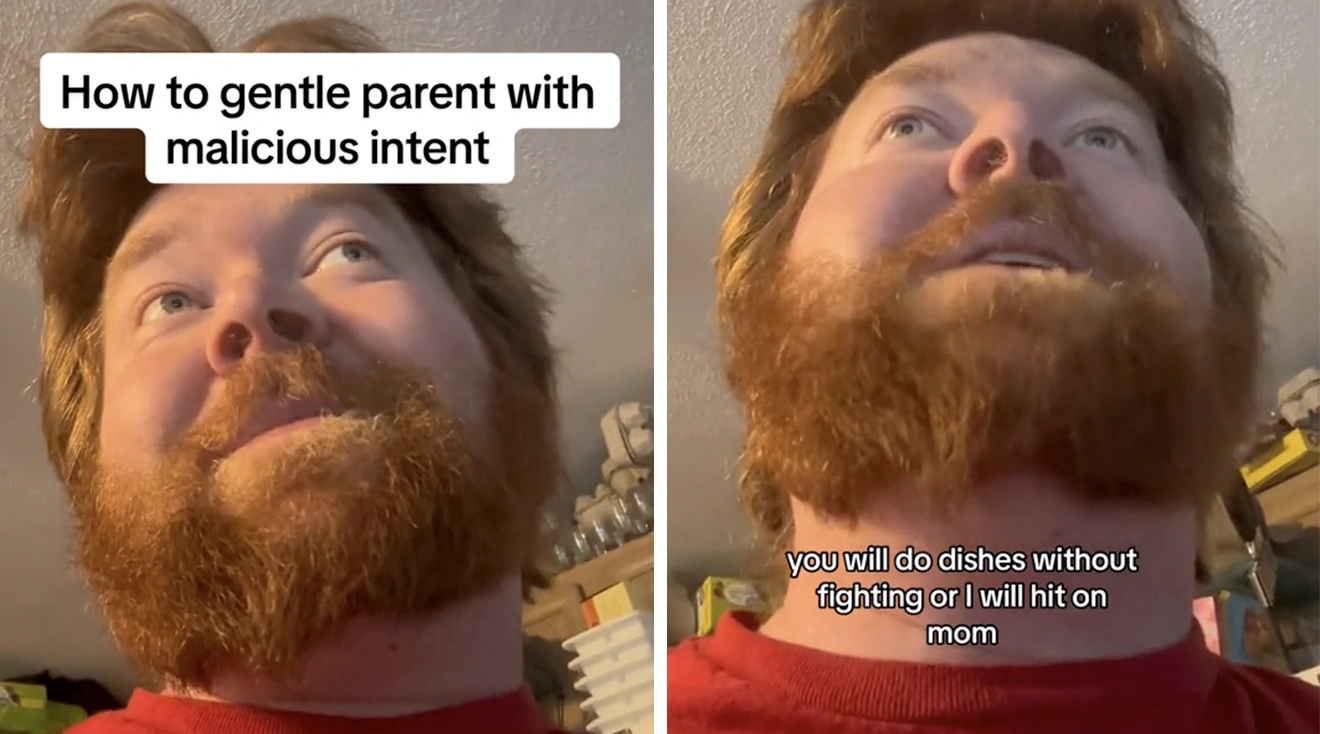 El hilarante giro de un padre sobre la crianza suave se hace viral