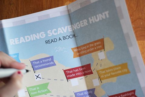 reading scavenger hunt for kids