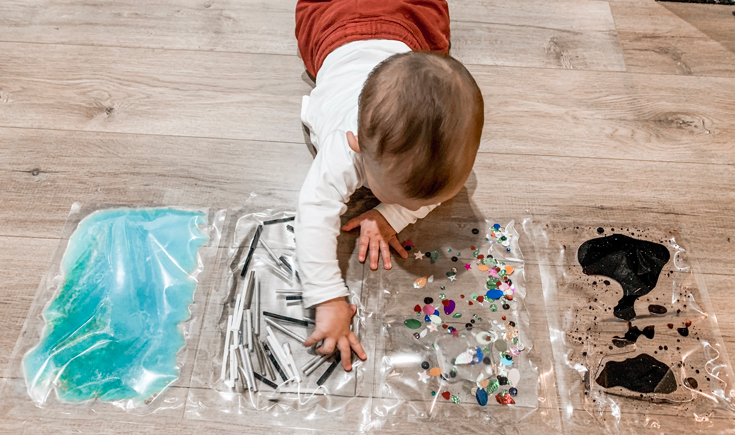 rainy day activities - Sensory bag