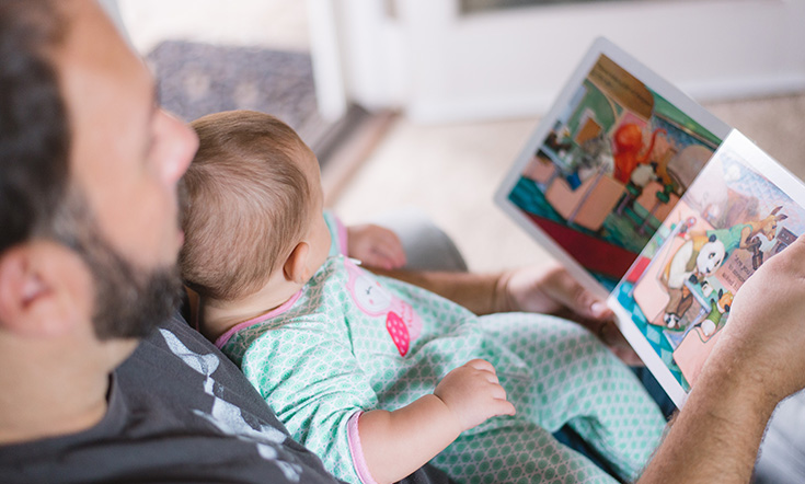 reading to baby