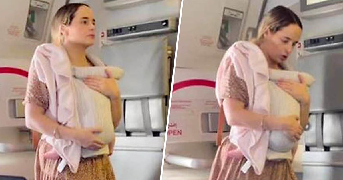 ¿Quién tiene razón? Una madre que hace rebotar a su bebé en un avión desata un acalorado debate