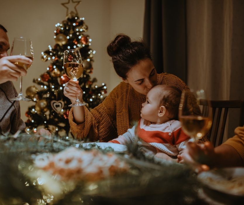 10 consejos para gestionar las primeras Navidades de tu bebé