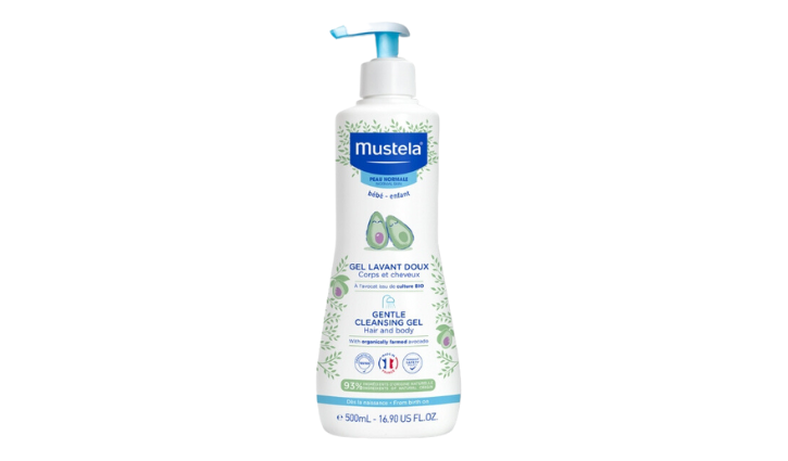 Mustela Gentle cleansing gel with avocado